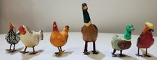 Elastolin Ducks Chickens And Birds toy Figures LOT