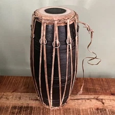 Hand Made Dholak Bhangra Dholki Drum Instrument 46cm