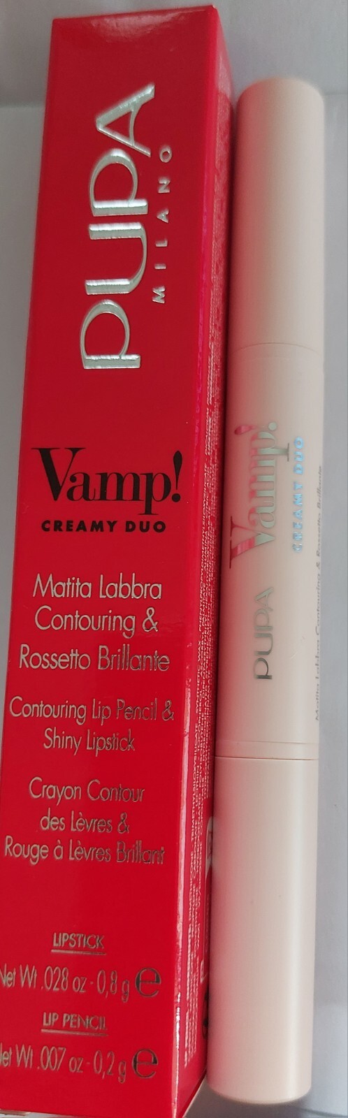 PUPA VAMP! MATITA LABBRA CONTOURING & ROSSETTO BRILLANTE NR 009