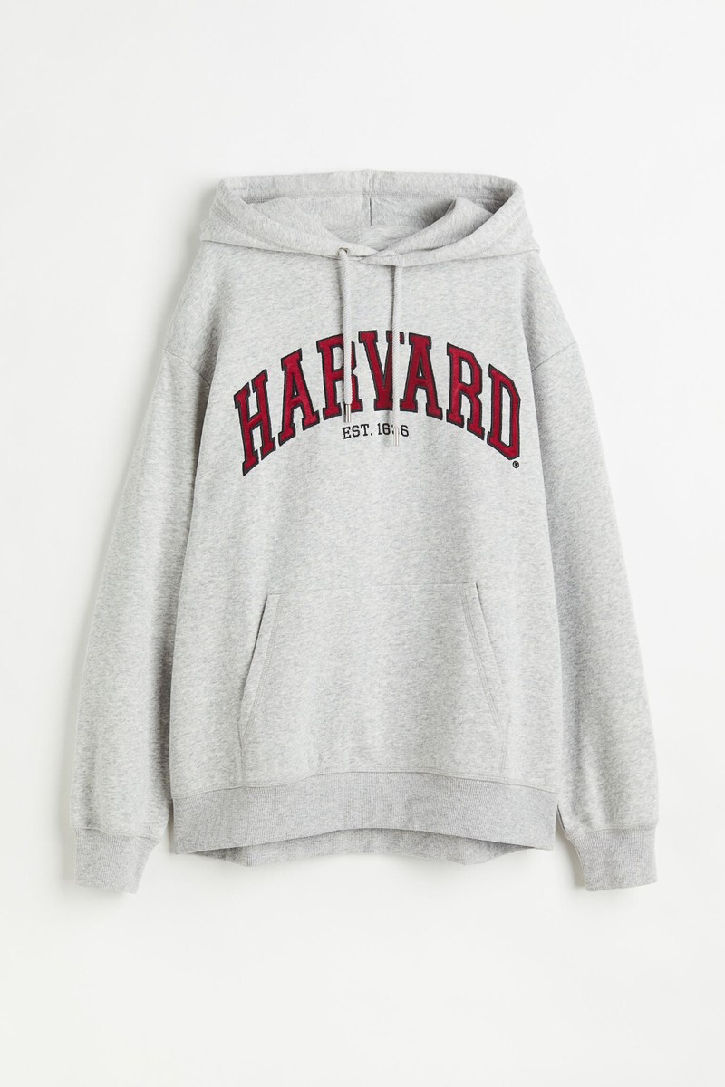 Sweat à Capuche Harvard Jennyfer Taille XS – Occasion Très Bon état, Couleur Beige, Style Décontracté