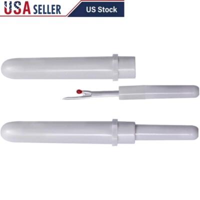 2 Pcs Seam Ripper Sewing Tool Thread Cutter Plastic Handle Durable Unpicker New