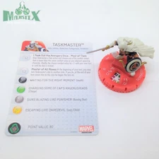 Heroclix Civil War OP set Taskmaster #026 Rare figure w/card!