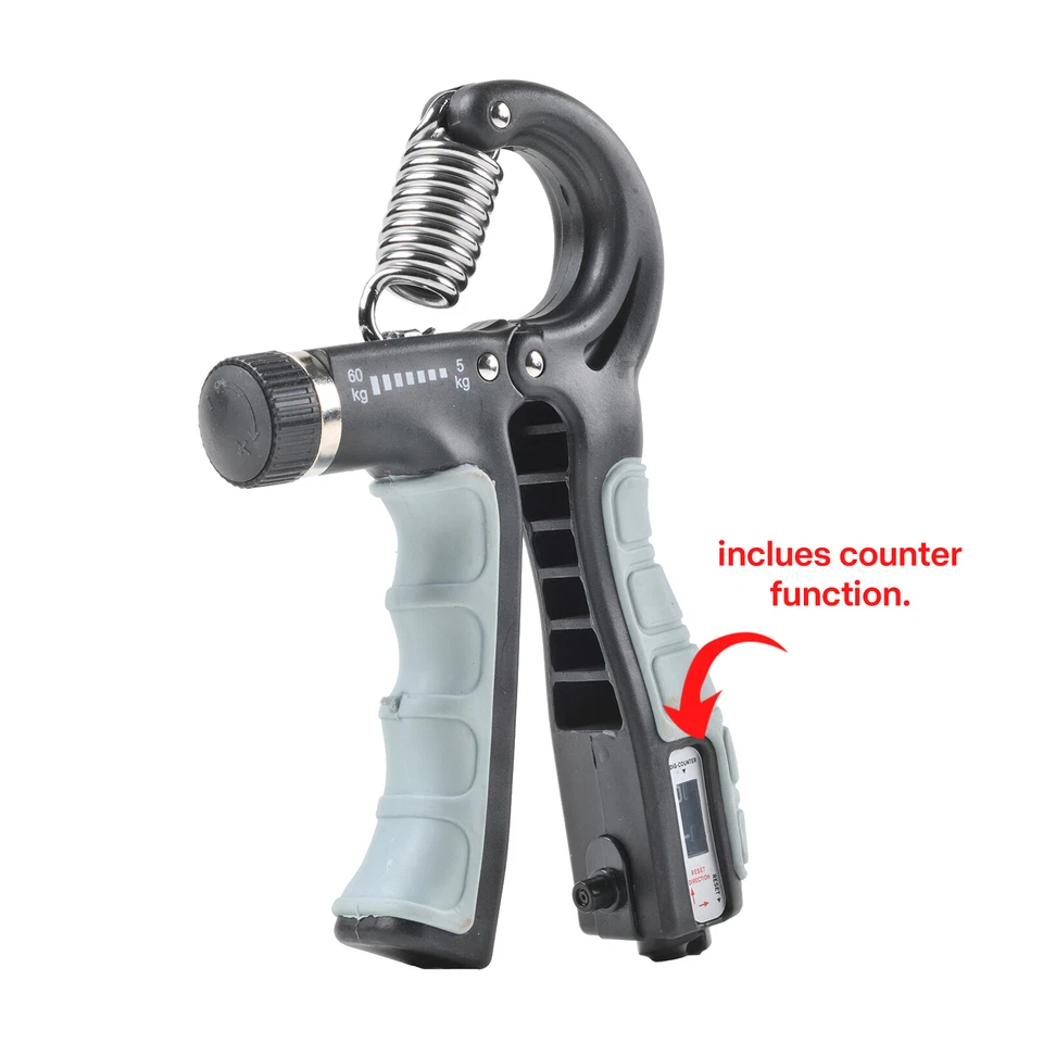 Hand Grip Strengther Power Trainer Gripper Ejercitador de gimnasio ajustable ... - Imagen 3 de 4