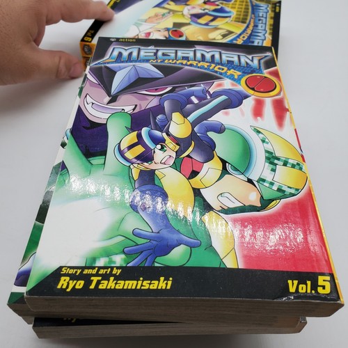MegaMan NT Warrior Vol 1-7 English Manga VIZ Media Ryo Takamisaki - Picture 9 of 11