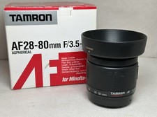 NOS Tamron AF28-80mm F/3.5-5.6 Aspherical For Minolta Sony AF With Box TESTED