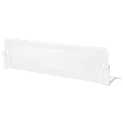 60" Toddler Foldable Bed Rail w/ Adjustable Safety Strap, Bedrail Guard White
