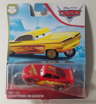 Disney Pixar Cars Radiator Springs Rust-eze Lightning McQueen ERROR CARD RAMONE