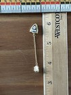 Rare 1973 School Charm Brooch Chain Band Pin CCSB City College Or Catholic — photo 5