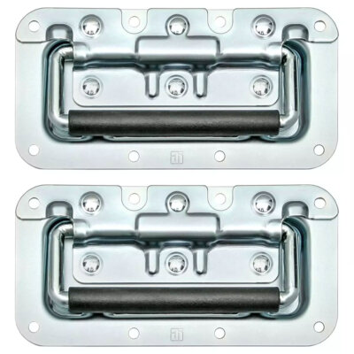 2 Adam Hall 340822 Klappgriffe schmal gefedert Ersatz Case Griff Klappgriff 2HE