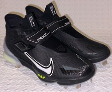 NIKE Zoom Trout 8 Elite Black White Metal Spike Baseball Cleats NEW Mens Sz 9 11