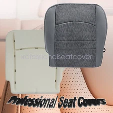Driver Bottom Seat Cover + Foam Cushion For 2013-2018 Dodge Ram 1500 2500 3500