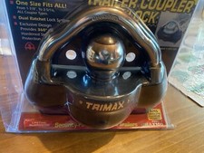 New Trimax Umax100 Universal Unattended Coupler Lock With Two Keys Trailer Hitch