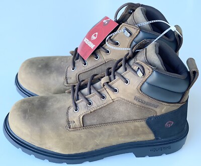 Wolverine Bulldozer 2.0 Steel Toe Work Boots Brown Leather  display picture 2