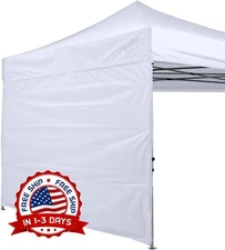 Carpa De Patio 8x8 Pulgadas Toldo Para Fiesta Exterior Playa Laterales 1 Paquete