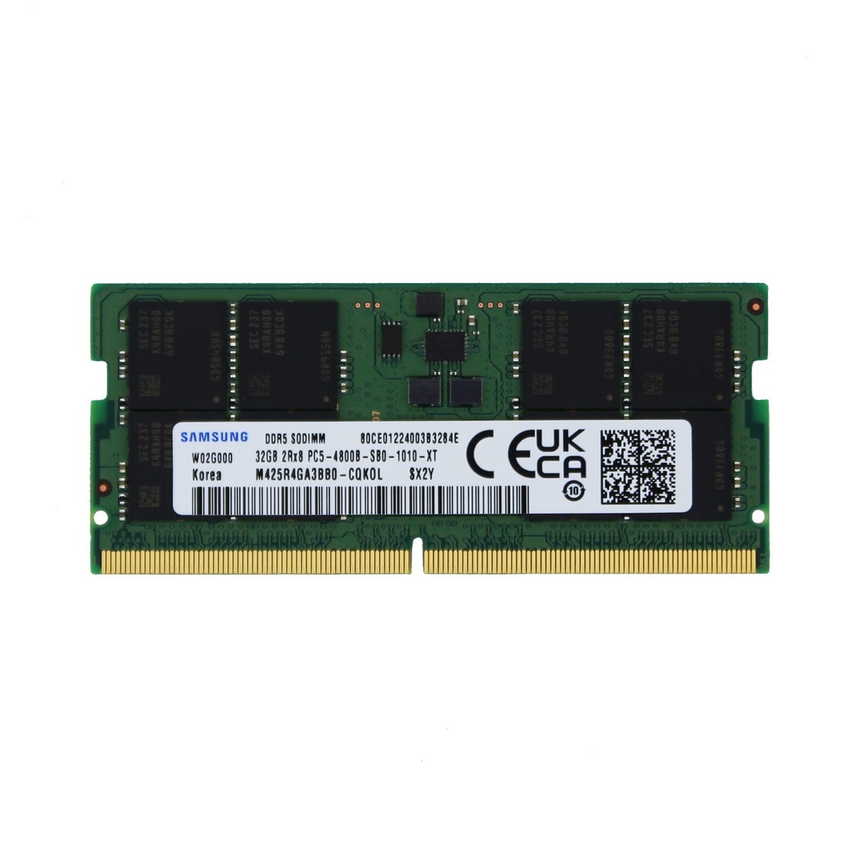 Samsung 32GB (1x32GB) PC5-38400 (DDR5-4800) SODIMM Memory