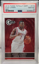 Kyle Lowry 2010-11 Panini Totally Certified #115 RED #'d 415/499 - PSA 10 pop 1