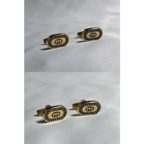 Authentic Gucci Vintage Interlocking Oval GG x Ch… - image 2