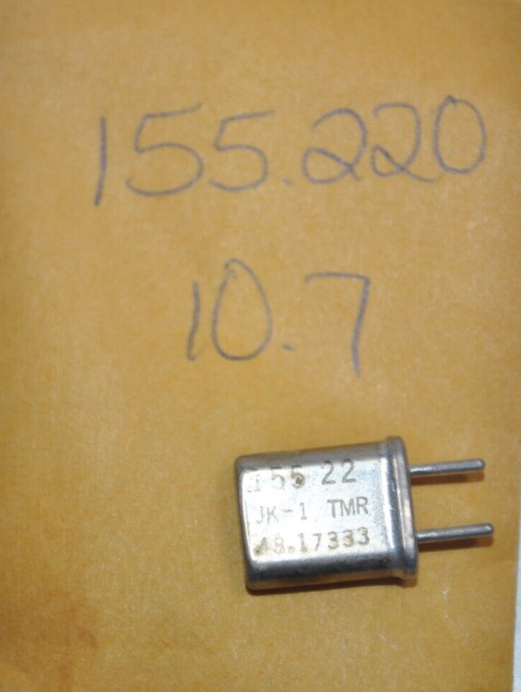 Vintage Scanner Radio Crystal 155.220 MHz / 10.7 iF / HC25/U eBay