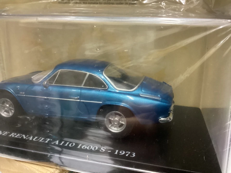 AUTO VINTAGE ALPINE RENAULT A110 1600 S 1973, in metallo 1/24 CENTAURIA EDITORE - Immagine 3 di 4