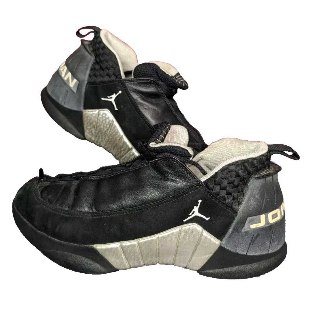 Nike Air Jordan 15 ブラック/ホワイト Jordan 15 OG Low Black Silver for Sale | Authenticity Guaranteed