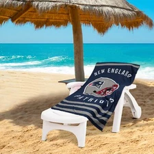 Northwest NFL New England Patriots "Stripes" Beach Towel, 30" x 60"