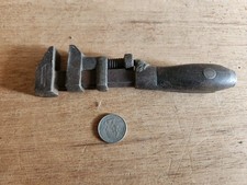 Coe Monkey Wrench Hammer Head Springfield USA Steel 6-1/2" Antique Wood Handle