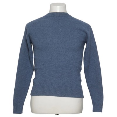 Uniqlo, Strickpullover, Größe: M, Blau, Wolle, Einfarbig, Herren #AUu