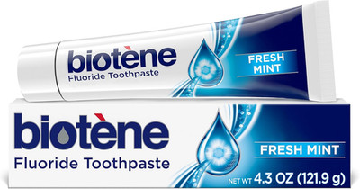 Fluoride Toothpaste for Dry Mouth Symptoms, Bad Breath Treatment and Cavity Prev