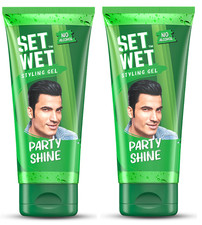 Set Wet Styling Hair Gel for Men - 50gm For Long Shine Hair in pack of 2