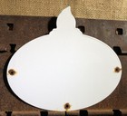 VINTAGE STANDARD GASOLINE PORCELAIN TORCH GAS SERVICE STATION PUMP PLATE SIGN — photo 6
