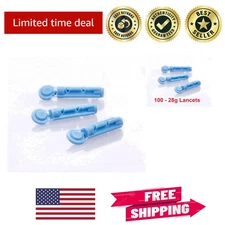 28G Twist Top Lancets - Ideal for Accurate Blood Sampling, Compact Design