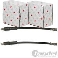 2X NK BremsschlÄUche Hinten Passend FÜR Volvo 440 460 480 | 854814