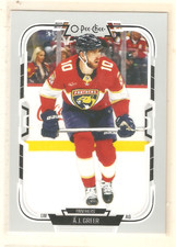 A. J. Greer 2025-26 O-Pee-Chee Base Card #197 Panthers