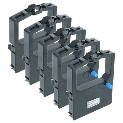 VHBW 5 Rubans encreur pour OKI Microline ML 182 Turbo ML 182 T ML 182 Plus noir