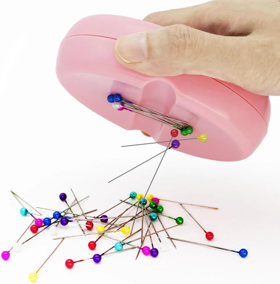 Soporte de pasador magnético, cojines de pasador magnético para costura, suministros de costura, aguja M Foto 3 de 4