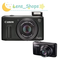 Canon PowerShot SX240 HS Digital Camera 12x Optical Zoom Face Detection Black