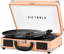 Journey Bluetooth Portable Suitcase Record Player   with Built-in Speakers 3 ...