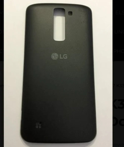 LG K330 BLACK BATTERY DOOR USED CONDITION