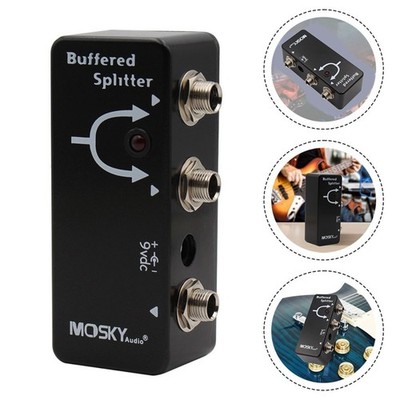 Ensures Pristine Tone And Powerful Signal Guitar Buffered Splitter Pedal