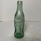 Vintage COCA COLA Bottle 6 1/2 oz Green Glass 1966 -22 Kalamazoo Michigan