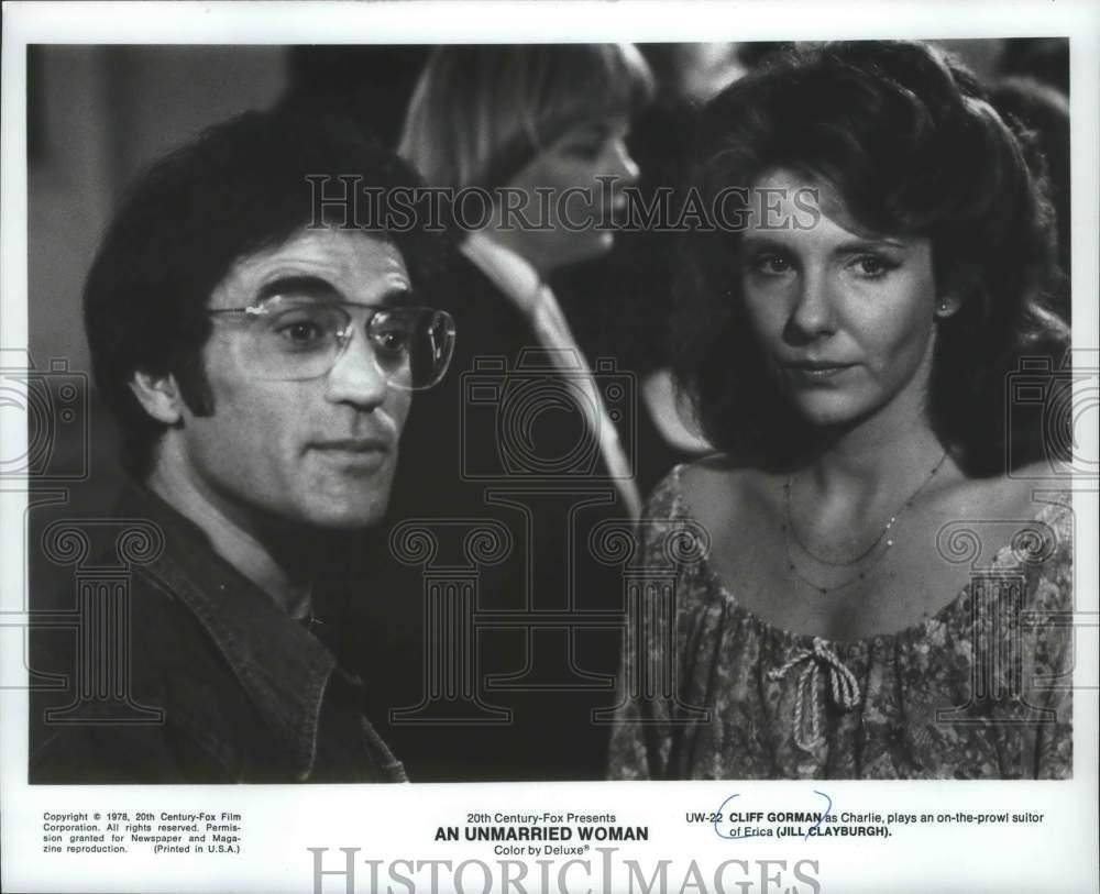 1978 Press Photo Cliff Gorman And Jill Clayburgh In Scene From 