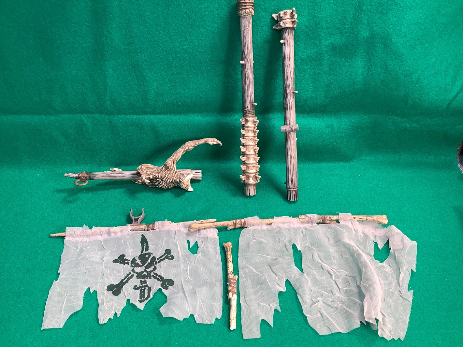 Mega Bloks Pyrates Dread Eye's Phantom Replacement Pieces  Parts  Boat Ship Sail