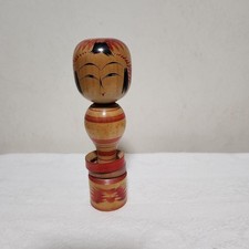 Togatta Kokeshi Wood Doll 18cm Showa Era Collectible 15+