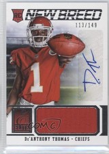 2014 Panini Elite New Breed Materials Signatures /149 De'Anthony Thomas Auto 4k8