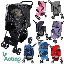 Pet Stroller Dog Puppy Cat Pram Pushchair Travel Cart Jogging Buggy Carrier