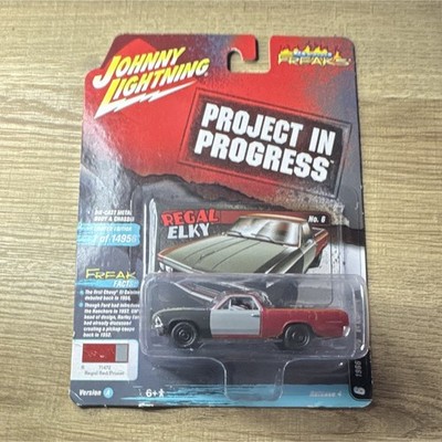 Johnny Lightning Project in Progress Freaks 1966 Chevy El Camino Red/Gray 1:64