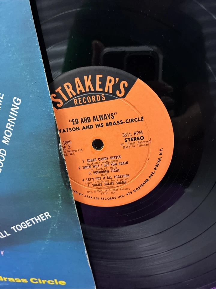 LP Ed Watson & The Brass Circle Ed And Aways Circle LBL MINT- - Image 3 of 3