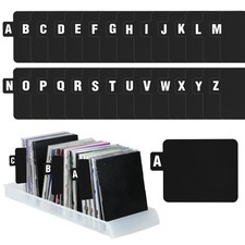 26 PCS Vinyl Record Dividers A-Z Alphabet Record Organizer Tabs NEW