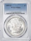 1885-O PCGS MS64 Morgan Silver Dollar New Orleans Mint Choice Uncirculated BU