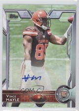 2015 Topps Rookie Variation Auto Vince Mayle #474 Auto 0v1